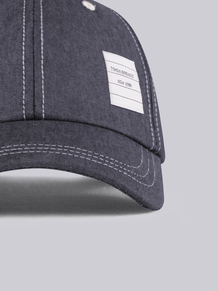 Dark grey baseball cap