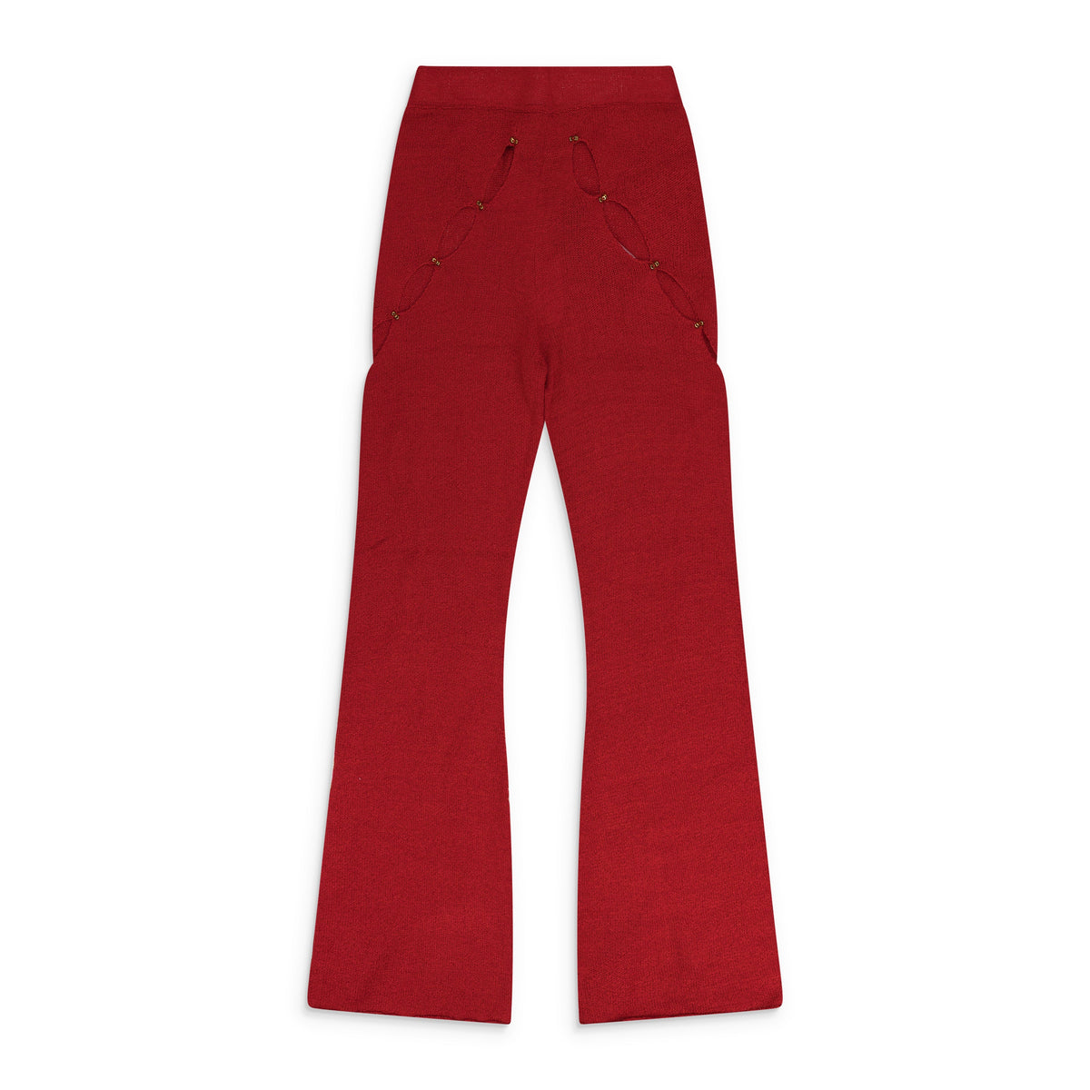 Red Knit Pants
