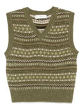 DUNST V-neck sleeveless sweater