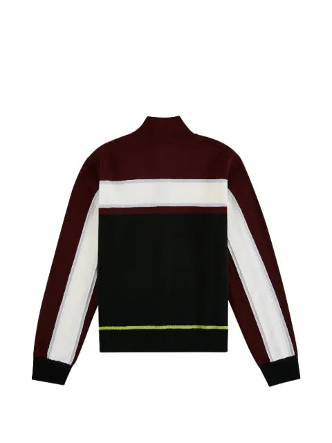 Casablanca colour-block knitted track jacket
