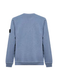 Stone Island 6100034 malfilé fleece 'old' effect regular-fit crewneck sweatshirt