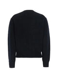 DUNST Argyle crewneck wool sweater