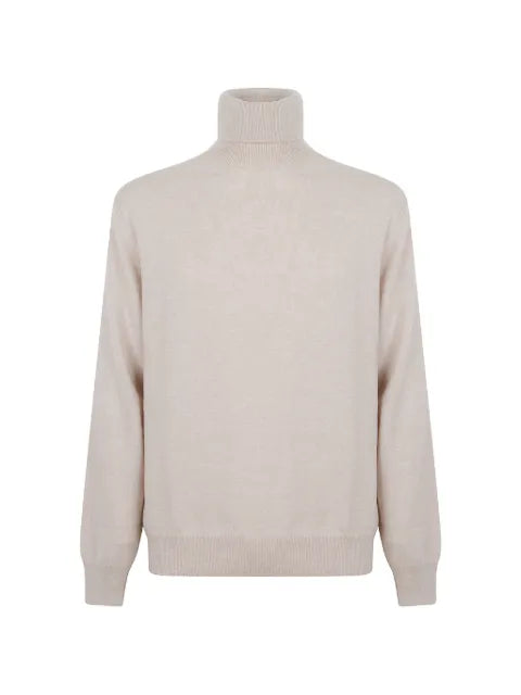 Cruciani roll-neck ribbed-trim sweater