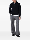 Drumohr quarter-zip ribbed-trim sweater