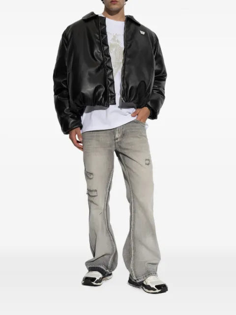 MISBHV logo-plaque insulated jacket