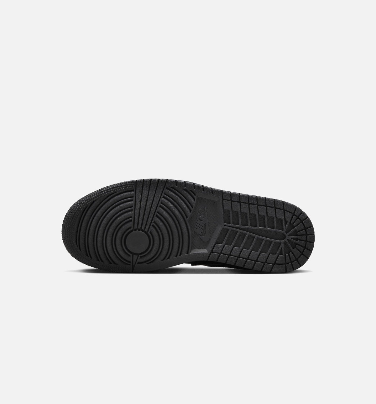 Air Jordan 1 Low "Patent Elephant" Women's Lifestyle Shoes - Black / White / Metallic Silver