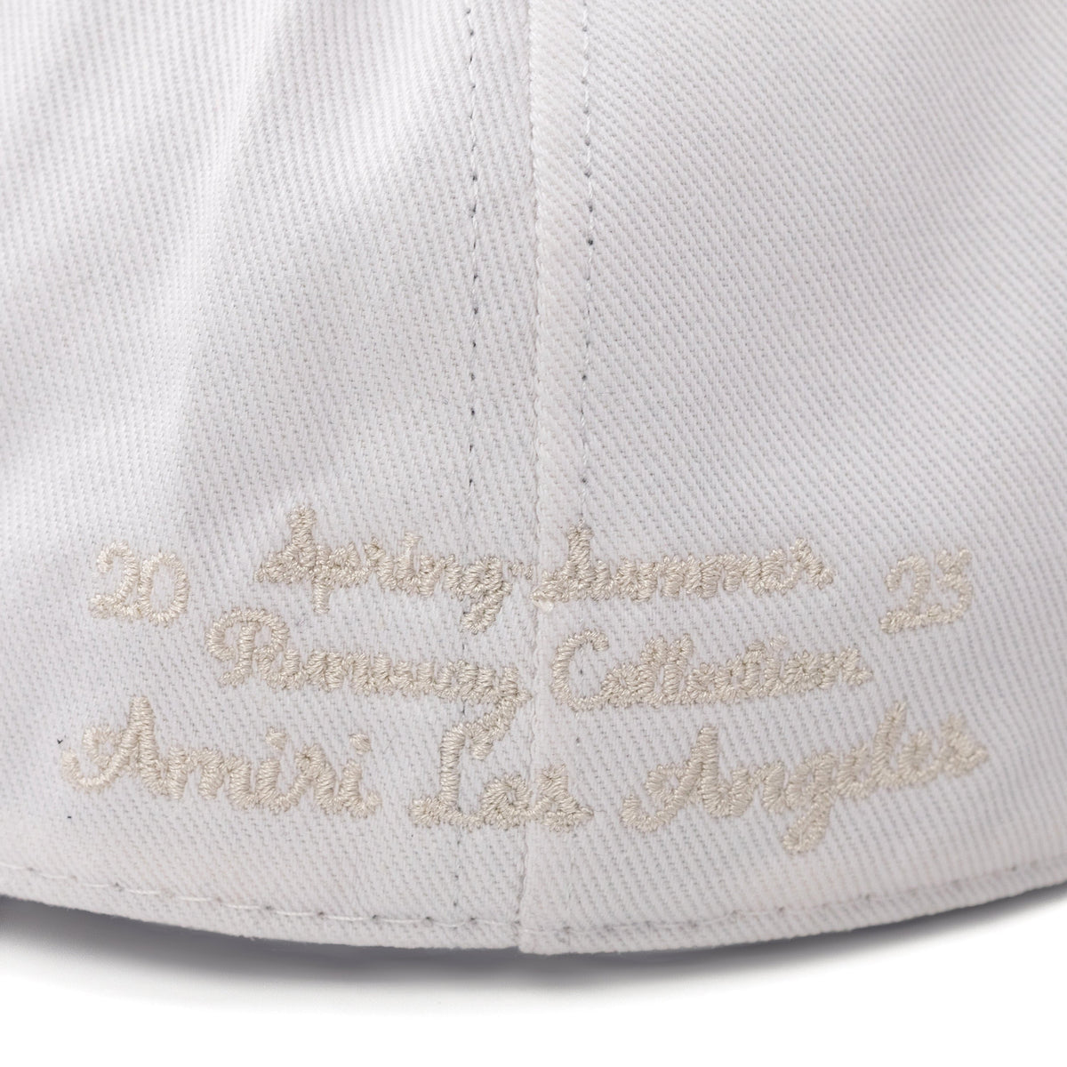 White MA Fitted Cap